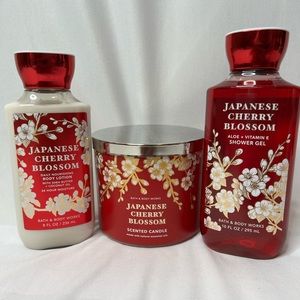 Bath & Body Works Japanese Cherry Blossom Set